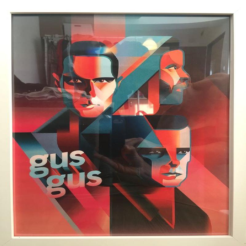 Plakat zespłou GusGus 100x70