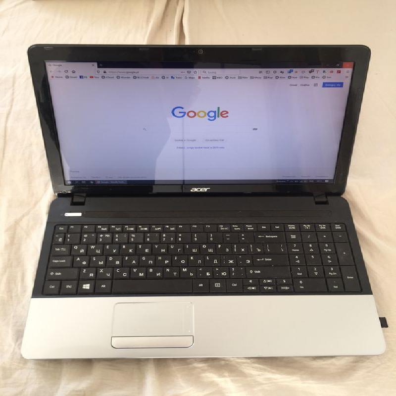 Notebook Acer 15 działający