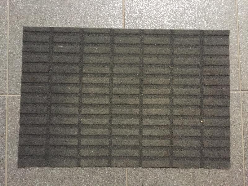 Wycieraczka filcowa w kolorze grafitowym