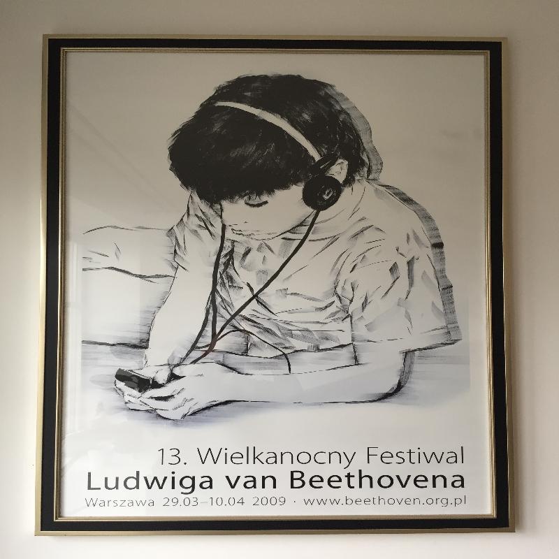 Plakat z koncertu Beethovena