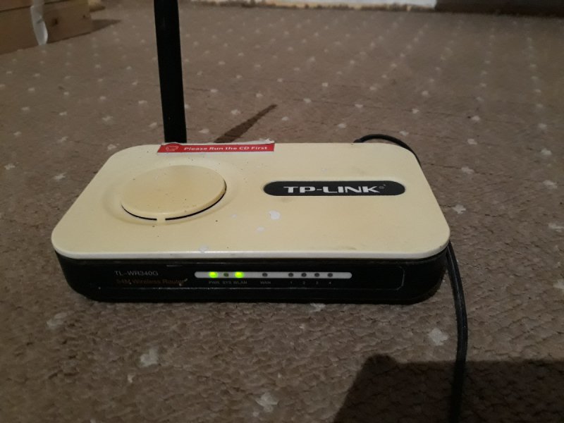 Wireless Router TP LINK 54 Mbps - 01 Wireless Router TP LINK 54 Mbps - 01