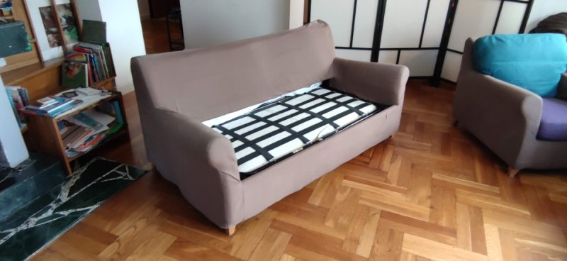 Rozkładana kanapa i dwa fotele z IKEA - 01 Rozkładana kanapa i dwa fotele z IKEA - 01