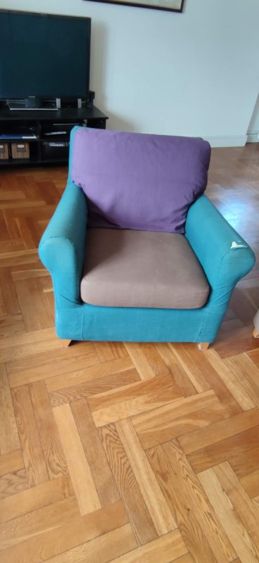 Rozkładana kanapa i dwa fotele z IKEA - 02 Rozkładana kanapa i dwa fotele z IKEA - 02