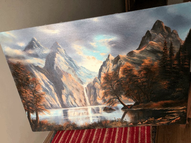 Obraz olej o wymiarach 80cm x 55cm