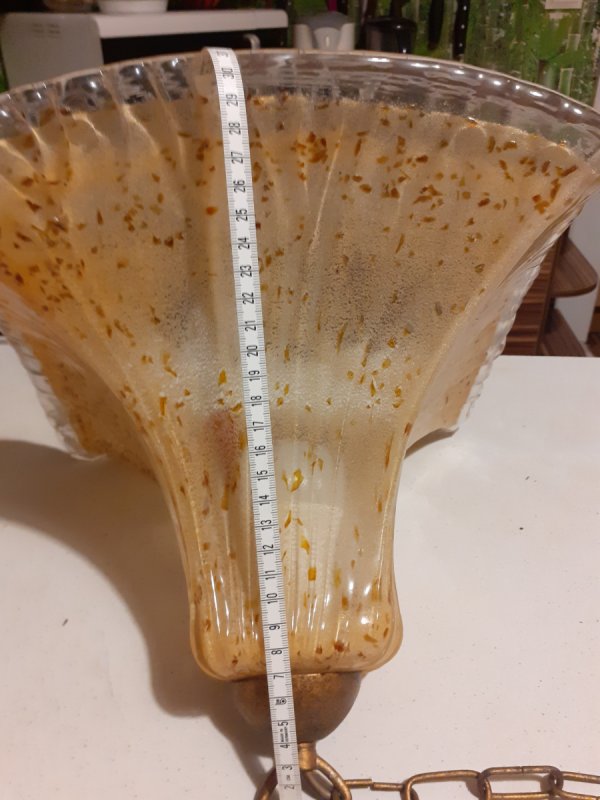 Lampa z prl wisząca