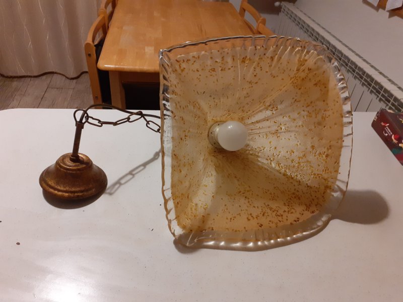Lampa z prl wisząca - 04