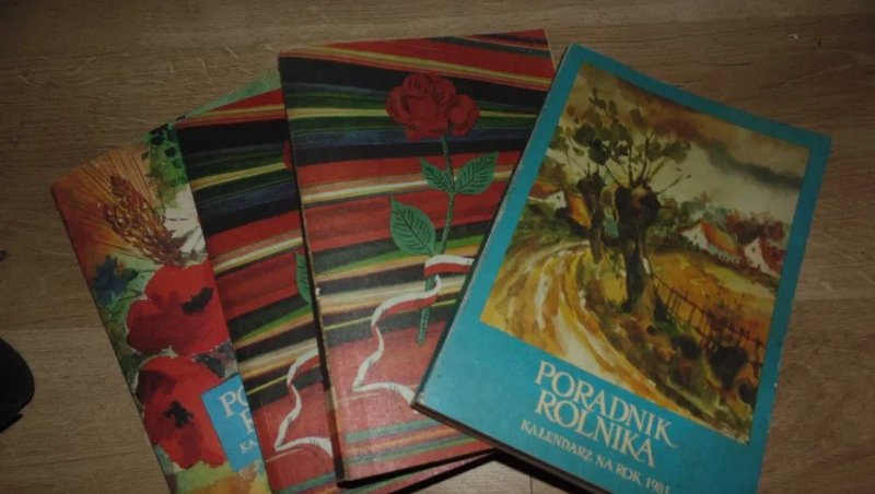 Oddam PRL książki, kalendarzyki