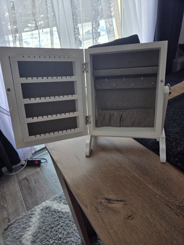 Lusterko z kuferkiem na biżuterię - 01