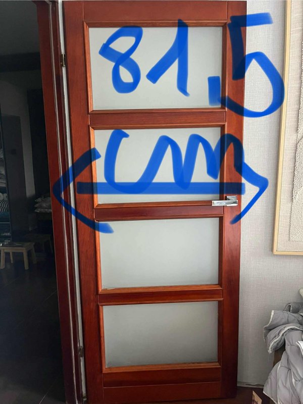 Drewniane drzwi oddam za darmo. - 04