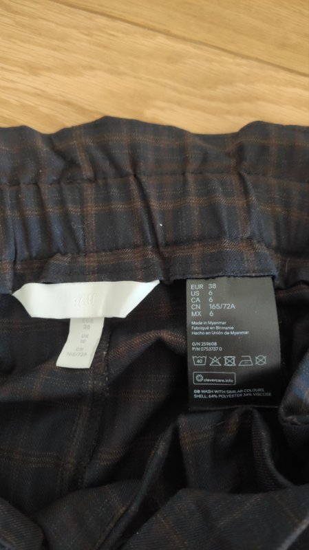 Spodnie damskie HM r.38