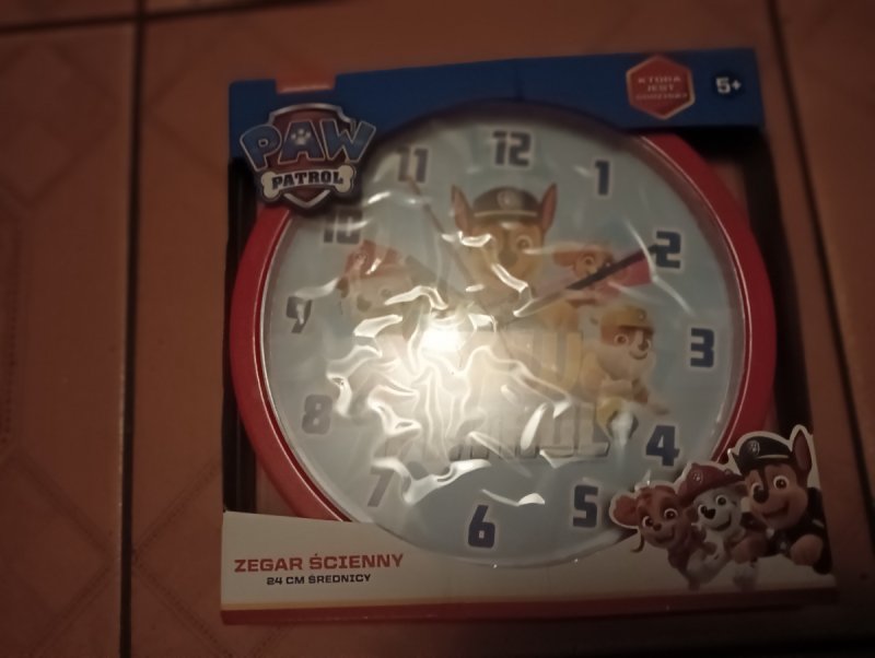 Zegar Ścienny Psi Patrol