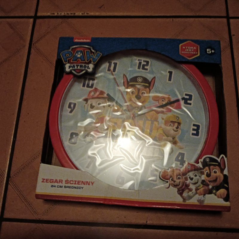 Zegar Ścienny Psi Patrol - 01