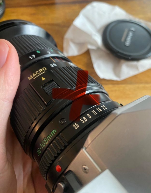 Obiektyw Canon FD 35 105mm lekko uszkodzony - 01