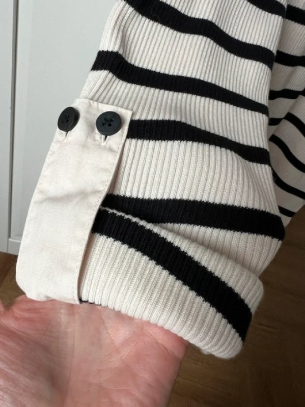 Sweter w paski - 01
